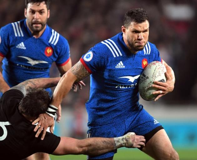 France’s Remy Grosso is tackled by New Zealand’s Liam Squire. Photo: Reuters France’s Remy Grosso is tackled by New Zealand’s Liam Squire. Photo: Reuters