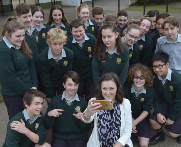 University of Otago marketing department professional practice fellow Leanne Ross takes a selfie...