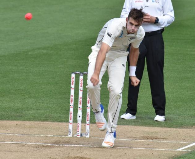 Tim Southee may get another chance to wreck havoc with the pink ball this summer. Photo: Getty...