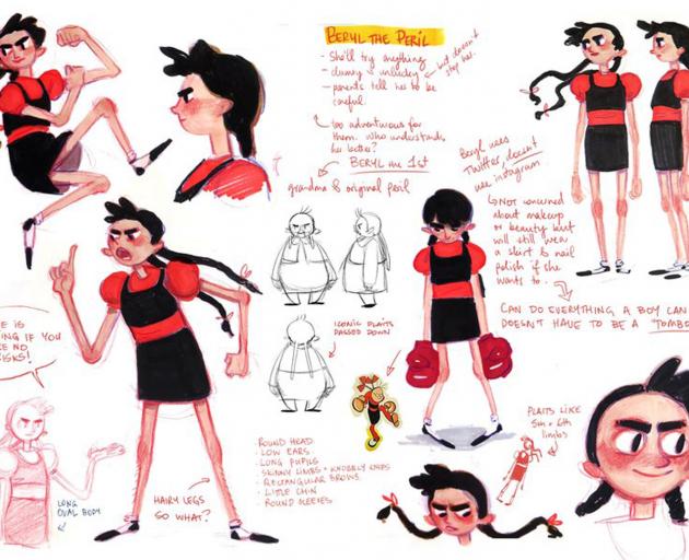 Aïcha Wijland's take on classic cartoon character Beryl the Peril, who first appeared in the 1950s. Photo: Aïcha Wijland Aïcha Wijland's take on classic cartoon character Beryl the Peril, who first appeared in the 1950s. Photo: Aïcha Wijland