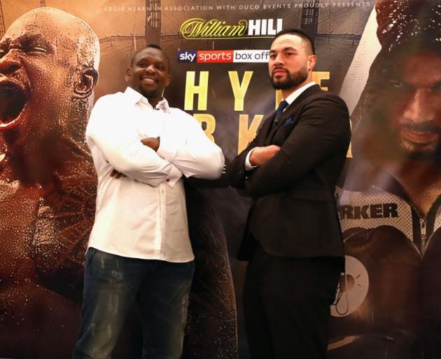 Dillian Whyte (left) and Joseph Parker. Photo: Getty Images