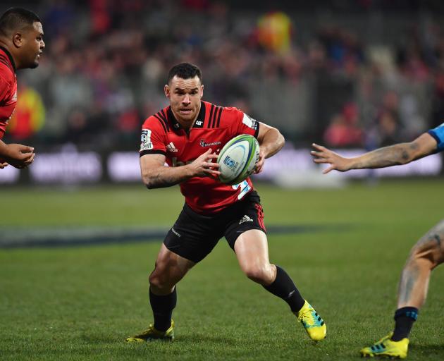 Ryan Crotty and the Crusaders will look to take advantage of a kind run to the final. Photo:...