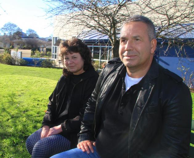 Hana Fisherova and Evgeny Yurev are looking for land where a crowdfunded eco-friendly natural therapy and arts, education and agriculture centre could be established. Photo: Hamish MacLean