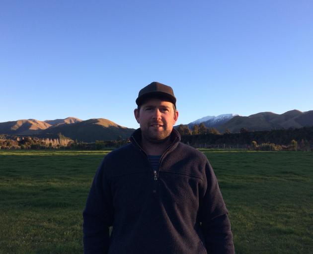 As a result of making successful changes to his business, Rupert Red Deer, in Peel Forest, Joshua Brook has won a Rabobank Farm Management Project Award. Photo: Supplied