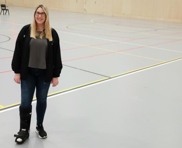 After coming down hard while playing netball at the Wanaka Recreation Centre in April, Laura Hay...
