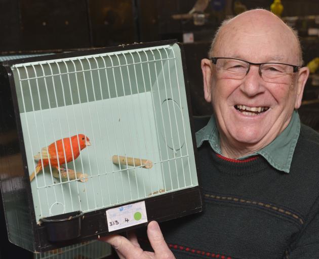 Dunedin Bird Club life member and former president Monty Wright at the club's latest two-day bird...