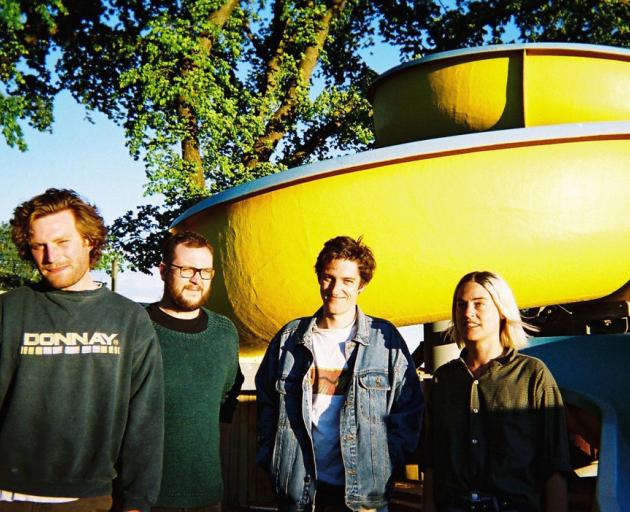Wurld Series (left to right) Luke Towart, Brian Feary, Ben Woods, Abi Macilquham. Photo: Supplied