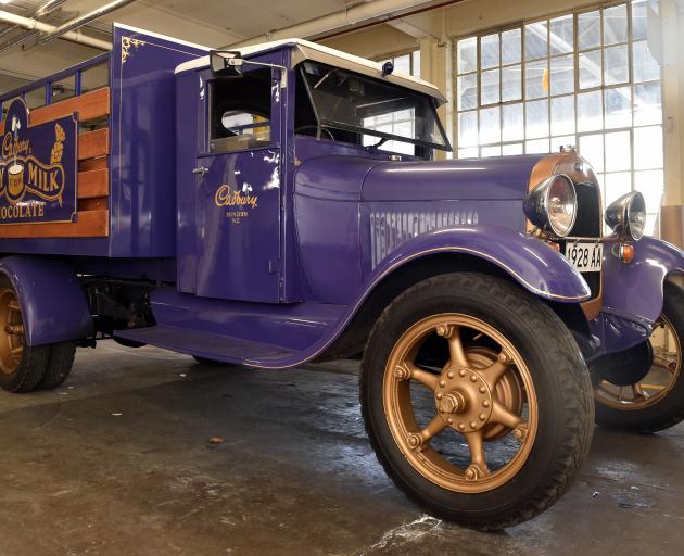 A vintage 1928 Ford Model A truck which has been given by Cadbury to the Bill Richardson Transport World museum in Invercargill. Photo: Peter McIntosh