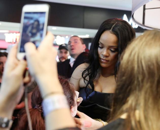 Rihanna attends a Sephora loves Fenty Beauty by Rihanna store event in Milan earlier this year. Photo: Getty Images