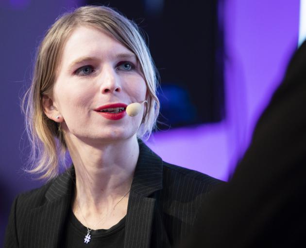 Chelsea Manning speaking at Wired Next Fest in Milan earlier this year. photo: Getty Images