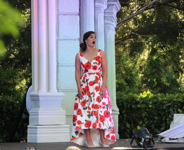 Soprano Natasha Wilson’s performance in Dunedin will be her last before she heads overseas to study in San Francisco. Photo: Supplied