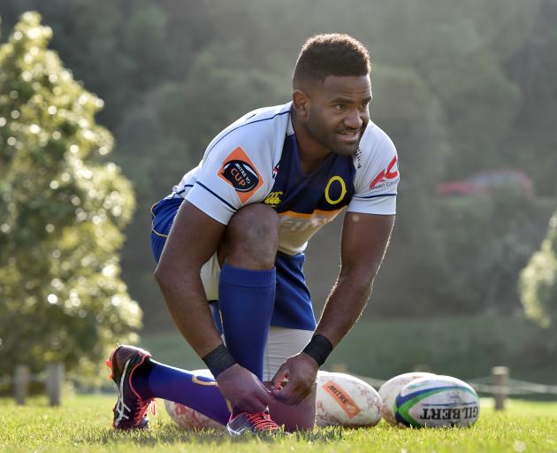 Otago utility forward Joketani Koroi is looking forward to playing in the ``Game of Three Halves'...