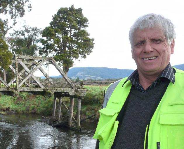 Tahakopa historian Don Sinclair wants to build a track to a local heritage bridge possibly...