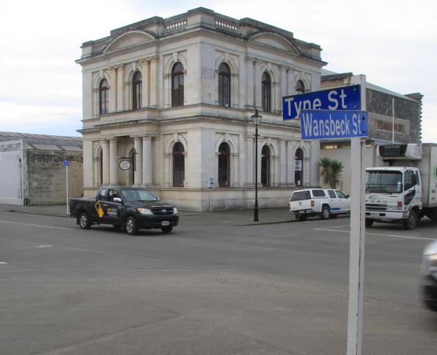 Before a roundabout is installed at the Tyne and Wansbeck Sts intersection the Waitaki District Council's roading team will consult Heritage New Zealand and the Oamaru Whitestone Civic Trust. Photo: Hamish MacLean