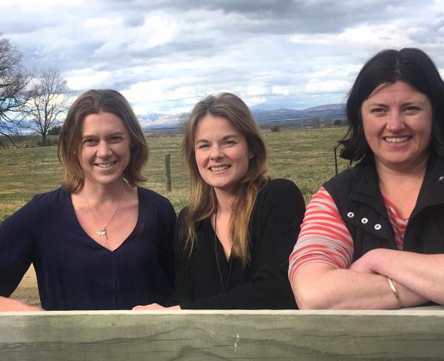 Emma Crutchley (left), Frankie Hore (centre) and Kelly Keckler believe the Upper Taieri could...