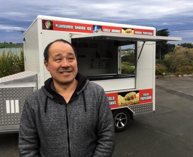 Dunedin Mobile Trading Association chairman James Chin is struggling to find a site in Dunedin to run a night market. Photo: Shawn McAvinue