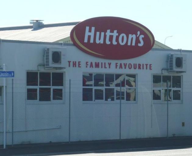 The former Hutton's factory in Hamilton Photo: RNZ