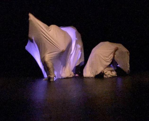 Rebound Dance Company play on the word ‘‘Stuffed’’ in Andrew Shepard’s work as part of Born out of Curiosity. Photos: Supplied