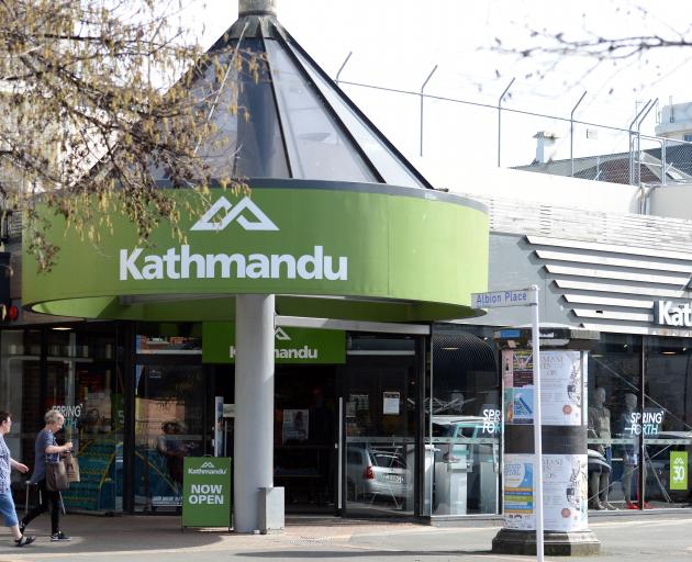Retailer Kathmandu is looking to Europe and the United States for sales growth. Photo: Linda Robertson