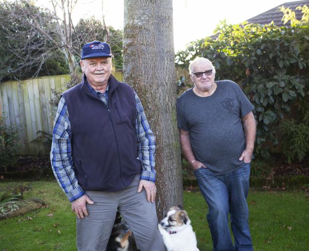 Russel Burgess (69, left) and John Buchanan (71), both of Mosgiel, say it is easy to get isolated...