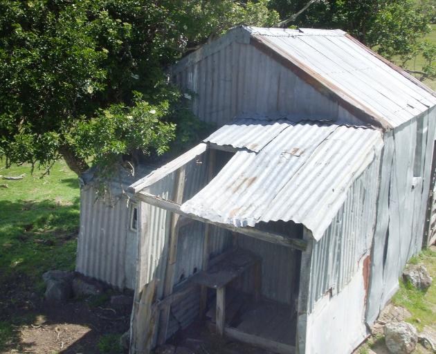 No resource consent for rabbiter Maurice Prendergast's first ``home'' in the Strath Taieri. Photo: Supplied