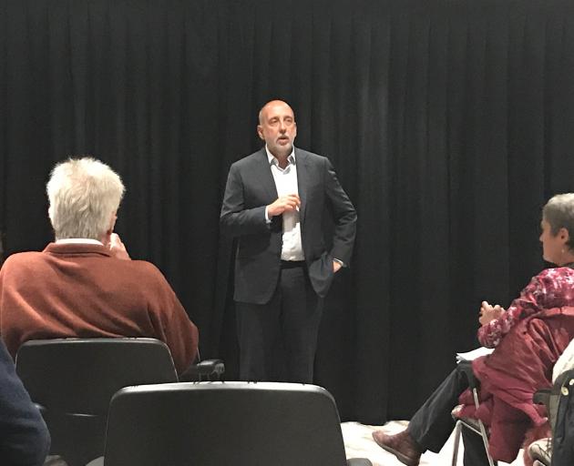 Treasury chief executive Gabriel Makhlouf speaks at the Queenstown Catalyst Trust event. Photo: Daisy Hudson