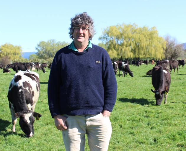 James Adam at his Otokia dairy farm, just south of Mosgiel. Photo: Ella Stokes