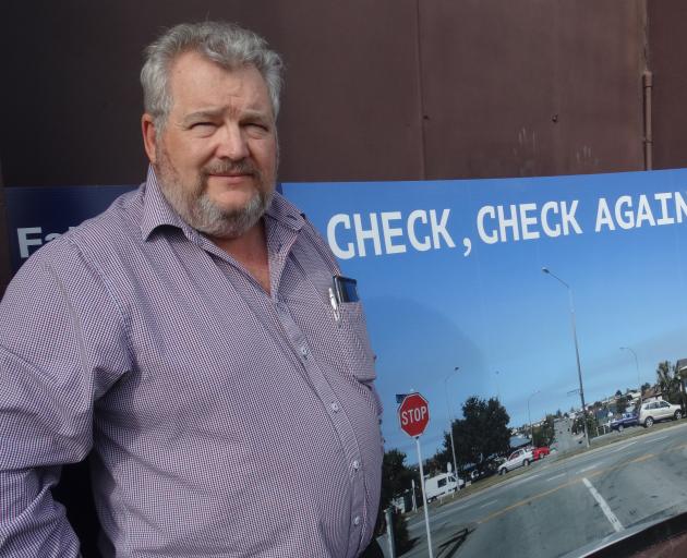 ‘‘The roads are not a safe place where you can relax,’’ Timaru District Council road safety co-ordinator Daniel Naude says. Photo: Chris Tobin