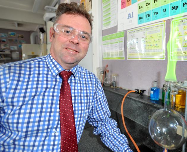 Otago Girls' High School head of science Ian Phillips has been awarded a fellowship to undertake professional development in Europe next year. Photo: Gregor Richardson