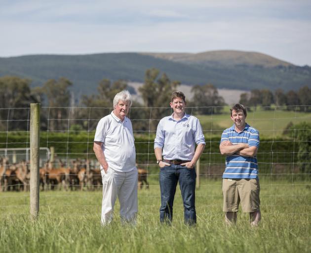 Prof Frank Griffin, Dr Rory O'Brien and Simon Liggett from DRL Ltd. Photo: Supplied