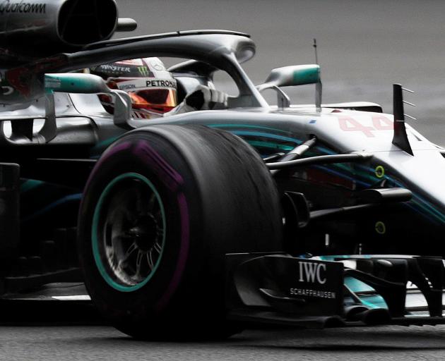 Lewis Hamilton in action during the Mexican Grand Prix. Photo: Reuters