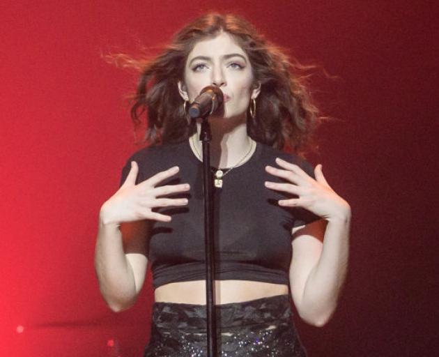Lorde performing in Washington DC. Photo: Getty Images 