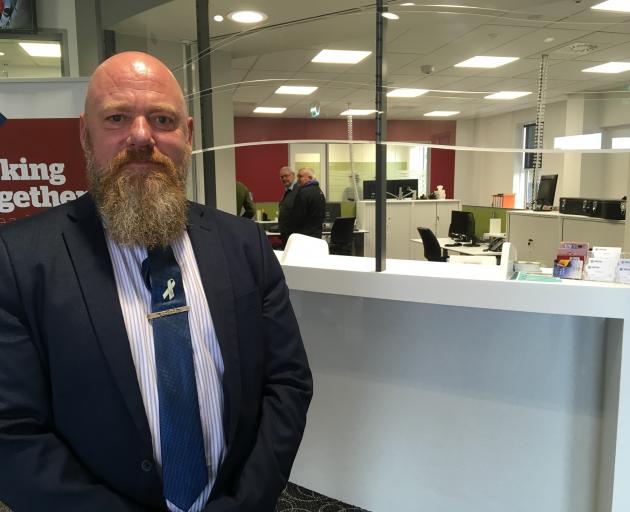 Department of Corrections Oamaru service manager Stuart Bayles at the town’s new community...