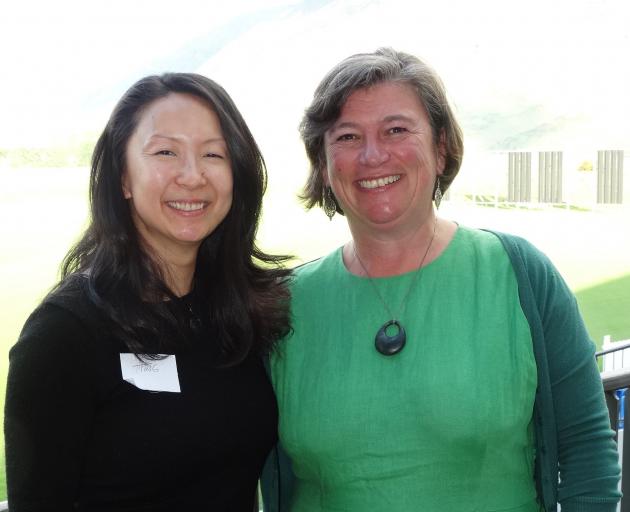 Ting Zhang (left) has passed the reins of the Wakatipu Wildlife Trust to new executive officer Leslie van Gelder, of Glenorchy. Photo: Guy Williams
