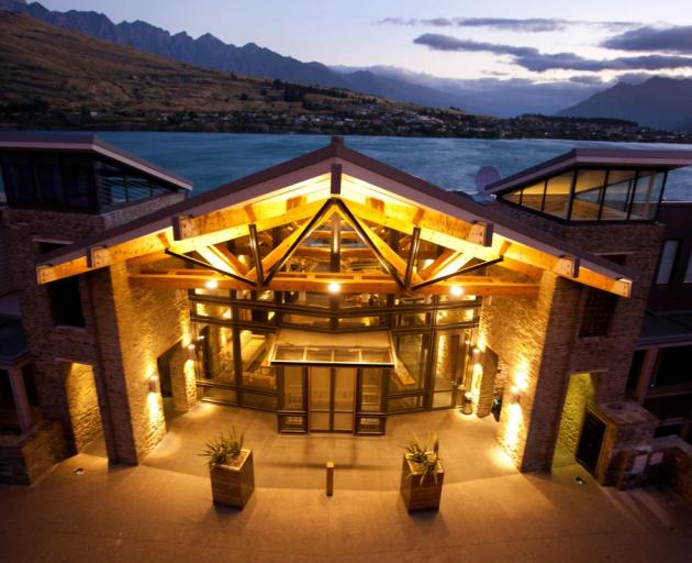 The Rees Queenstown Hotel, which is undergoing a management company shareholding change and will become the flagship hotel of a planned national chain. Photo: Supplied
