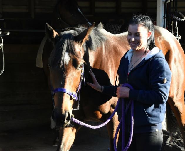 Shari Jamie enjoys riding and handling 5-year-old mare Fire Lily. Photos: Supplied
