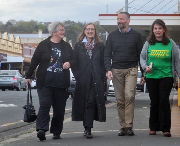 South Dunedin Community Network committee members (from left) Eleanor Doig, Martha Bell, Mike...