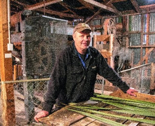 Dairy farmer Vaughan Templeton and his family operate the restored Templeton Flax Mill and Heritage Museum, near Riverton. Photo: Southland District Council