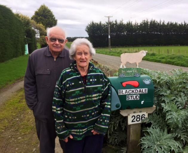 Peter and Marion Black are looking forward to a Texel breeders field day. Photo: Supplied