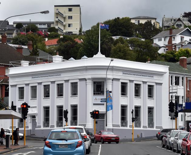The Dhammachai International Research Institute, in the former BNZ building in Dunedin. PHOTO:...