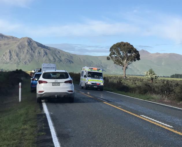 One person is dead and nine injured after a crash between a car and bus south of Kingston this...
