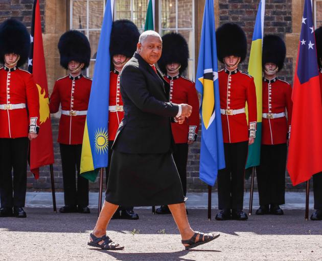 Fijian Prime Minister Frank Bainimarama in London earlier this year. Photo: Getty Images 