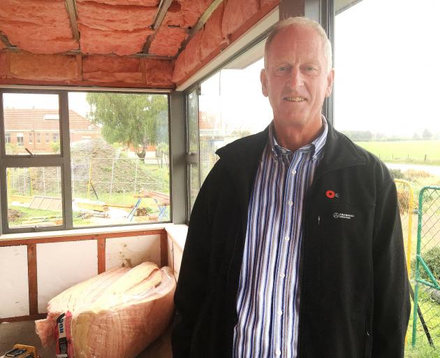 Maniototo Health Services Ltd chairman Stuart Paterson stands in what will be the main lounge  of...