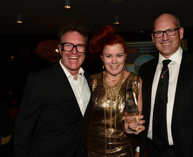 Representing Supreme Business of the Year Award winner Cardrona Alpine Resort are (from left)...