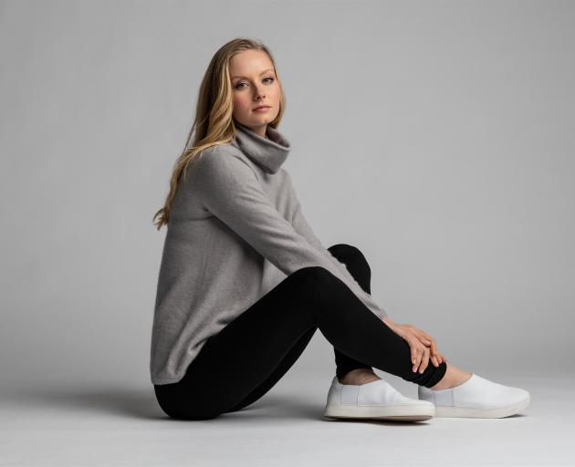 A jumper created from New Zealand grown and processed cashmere fibre.