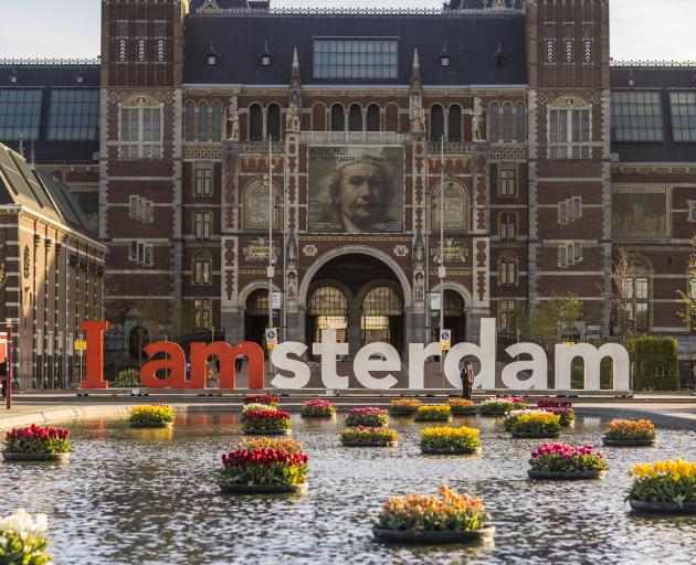 The giant letters were removed from their place in front of the Rijksmuseum this week after they were deemed to be undermining "community spirit" for native Amsterdammers. Photo: Getty Images