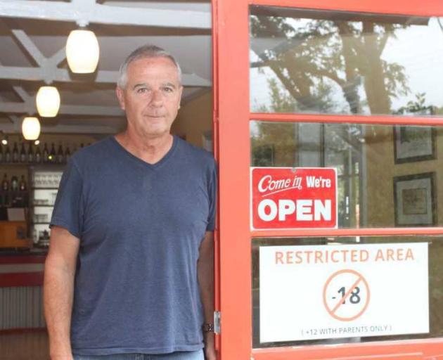 Fabian Prioux, owner of Abbey Road Burgers, Bar & Cafe, banned kids under 12 from eating at his restaurant. Photo: Nelson Weekly