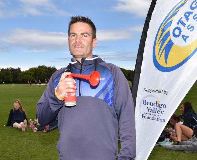 Grant Milne will sign off from his job as the Otago Touch Association's development officer after a decade with the organisation. Photo: Gregor Richardson