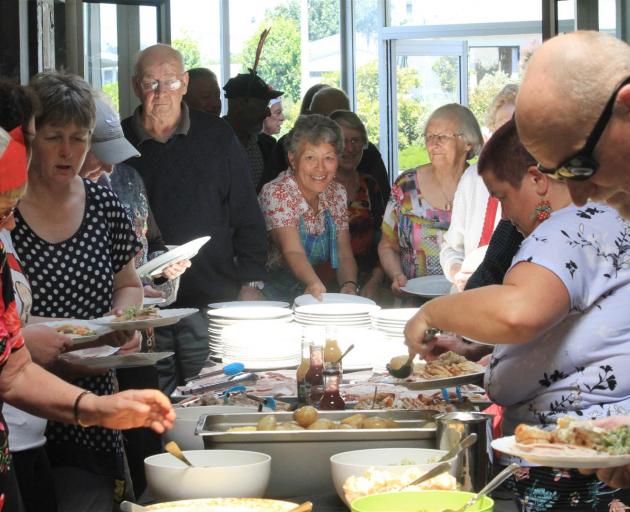 About 120 community members attended the Orwell St Church Community Christmas Dinner yesterday.