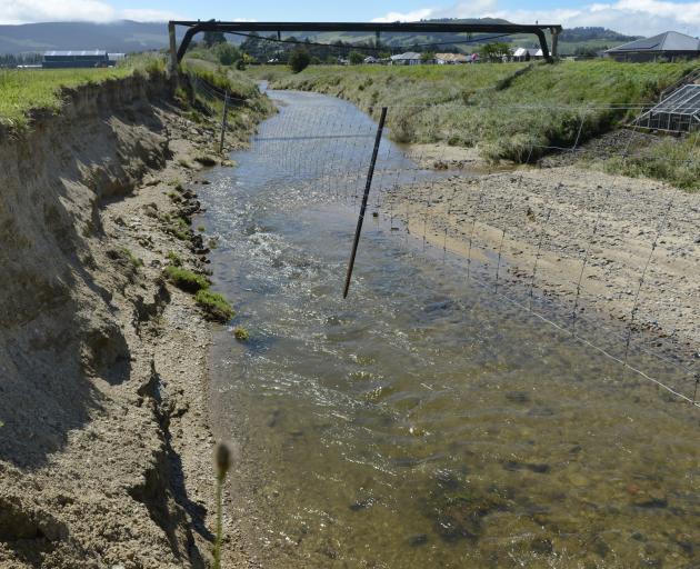 Drinking water supply pipes to Dunedin, including this one crossing the Silverstream, have been ‘...